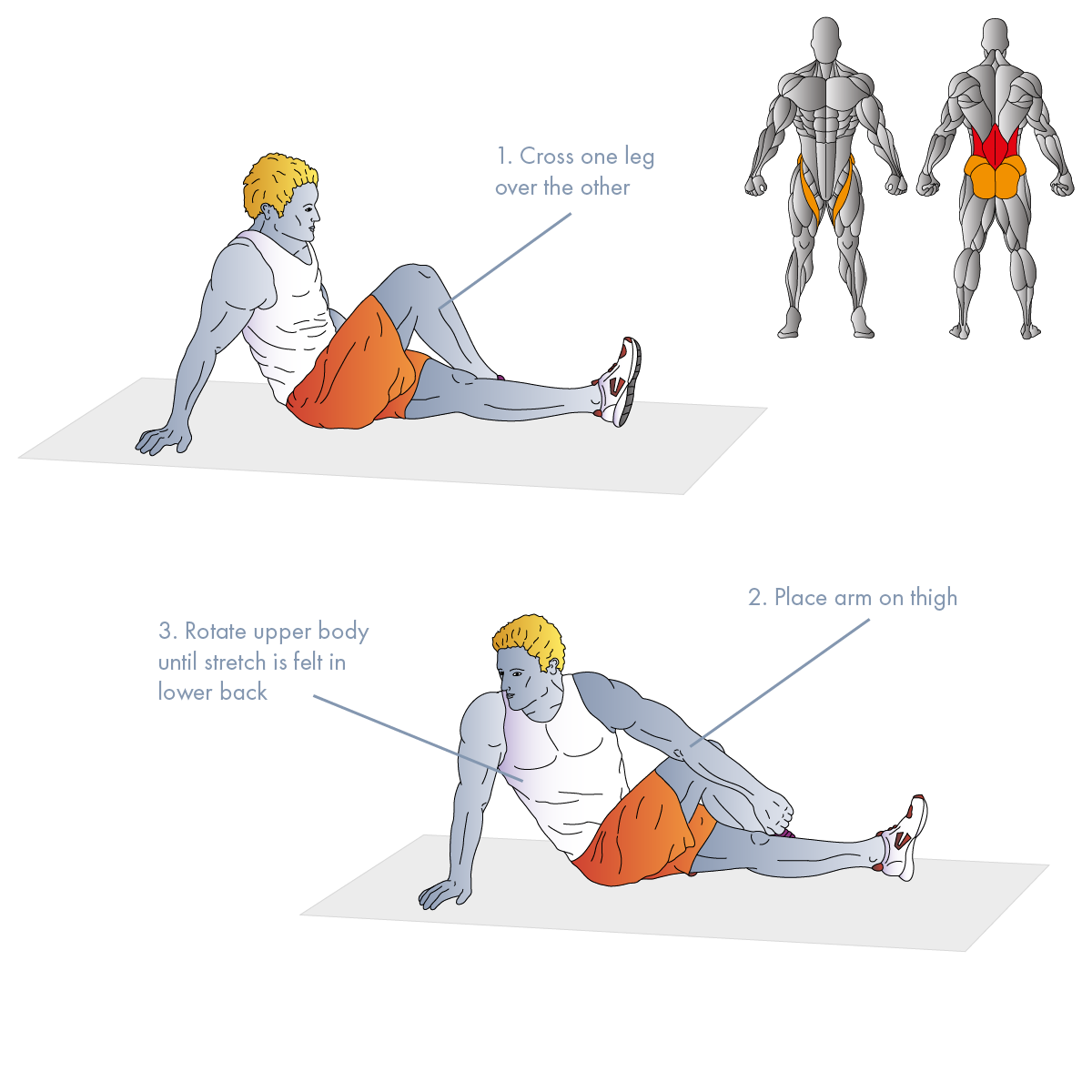 Cross-Body Lower Back Stretch