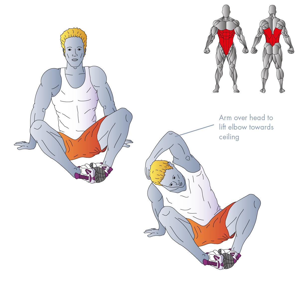 Seated Overhead Stretch